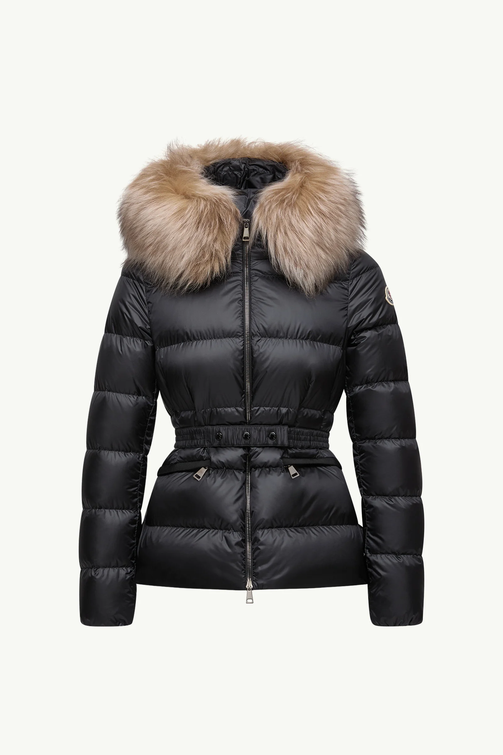 Boed Hooded Shearling-Trimmed Short Down Jacket - 1