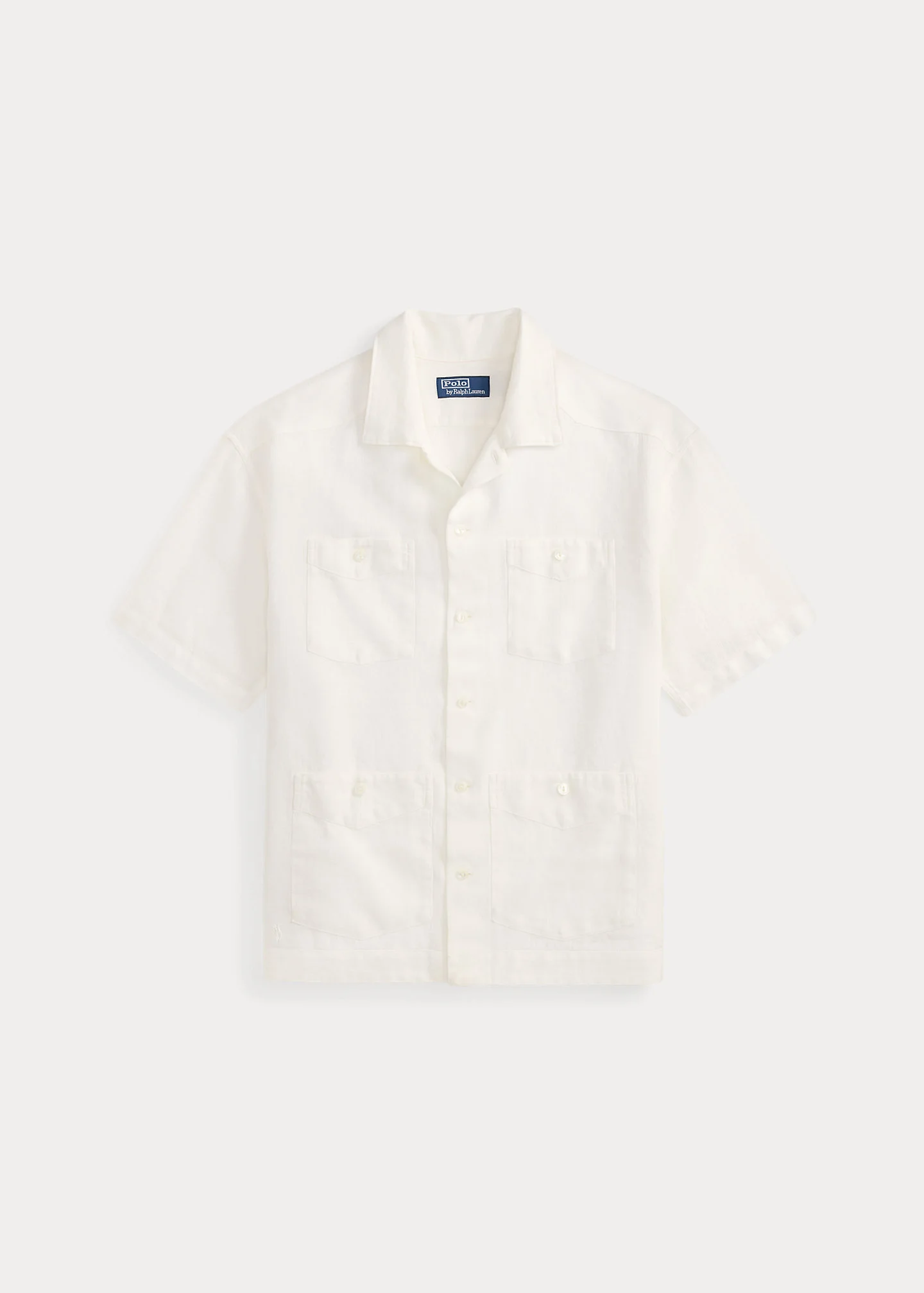 Classic Fit Linen-Cotton Shirt - 1