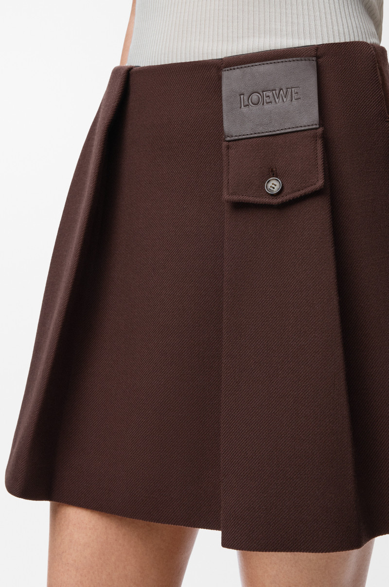 Mini skirt in wool 5