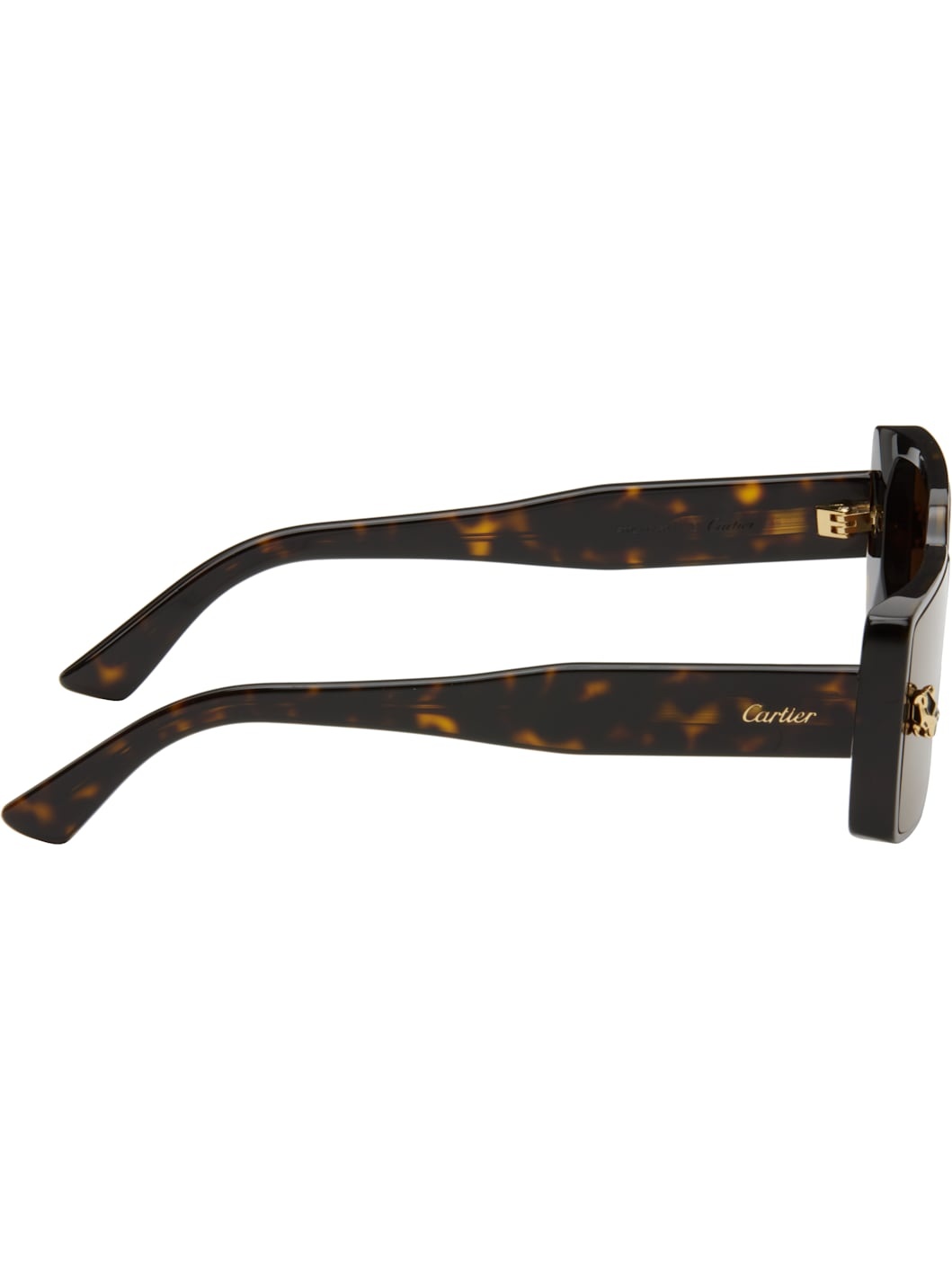 Brown 'Panthère de Cartier' Sunglasses - 2