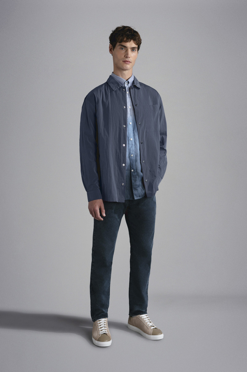 Paul & Shark GARMENT DYED NYLON OVERSHIRT outlook