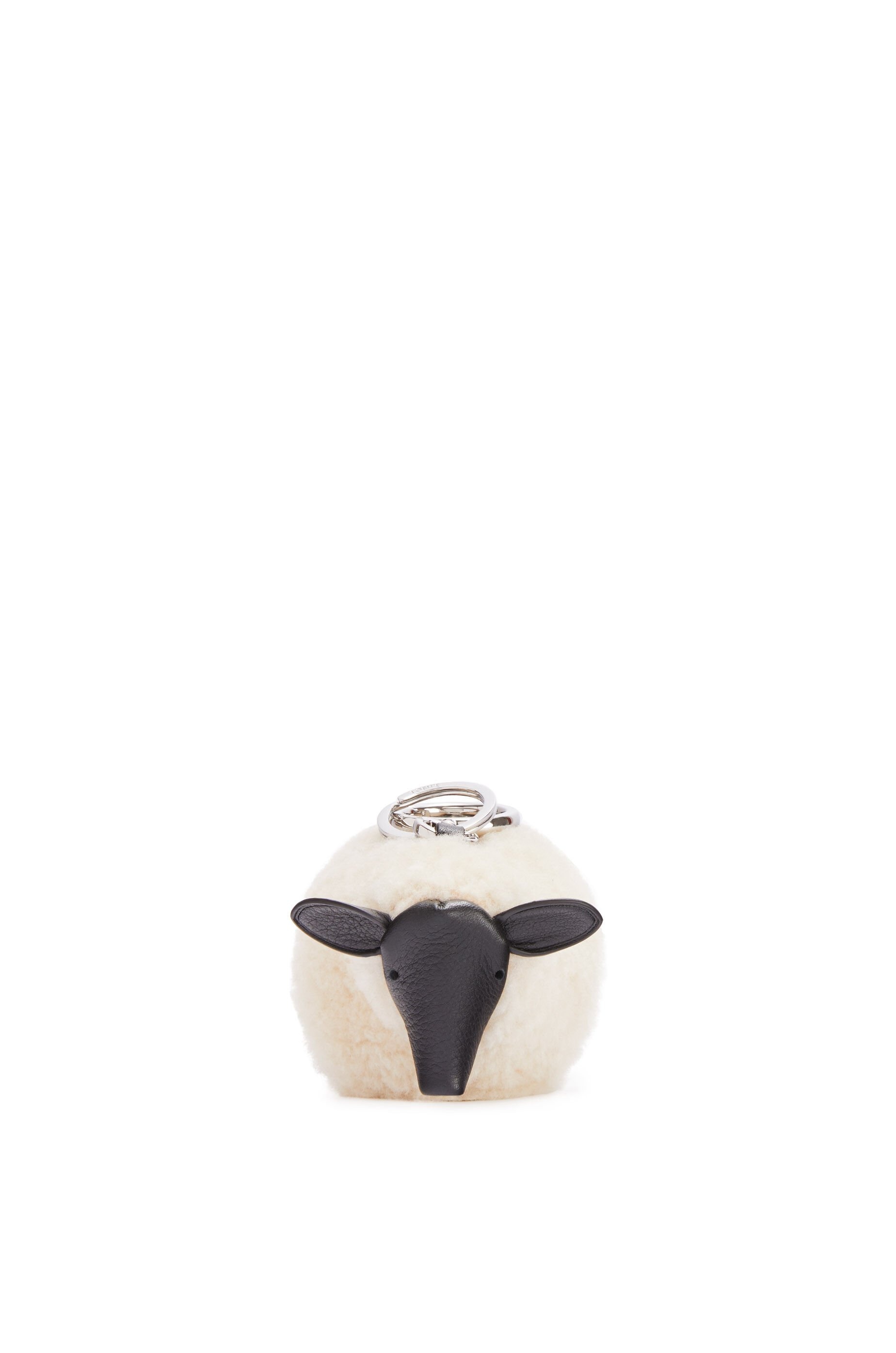 Sheep charm in shearling and calfskin - 4