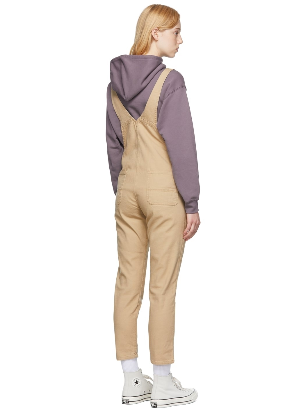 Brown Cotton Overalls - 3