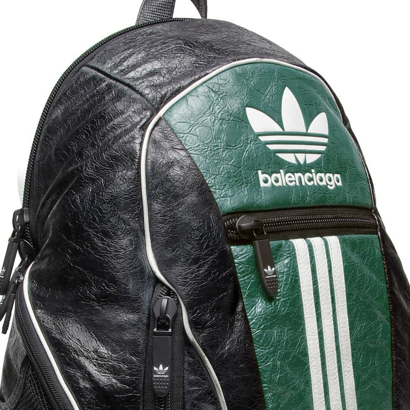 Men's Balenciaga / Adidas Large Backpack  in Black 6