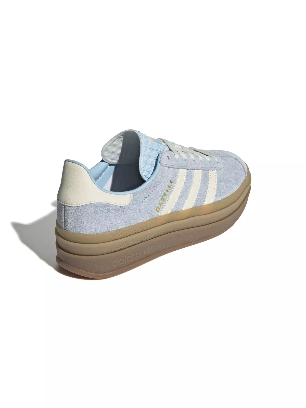 Originals Gazelle Bold "Clear Sky/Cream White/Gold Metallic" Women's Shoe - 6