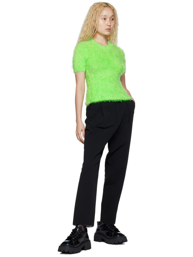 MSGM Green Maglia Sweater outlook