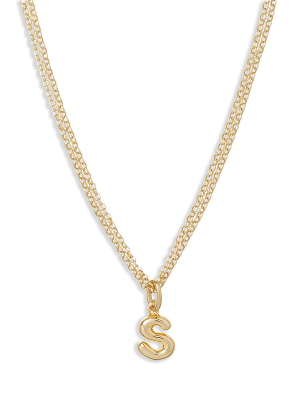 The Puffy Initial necklace - 2