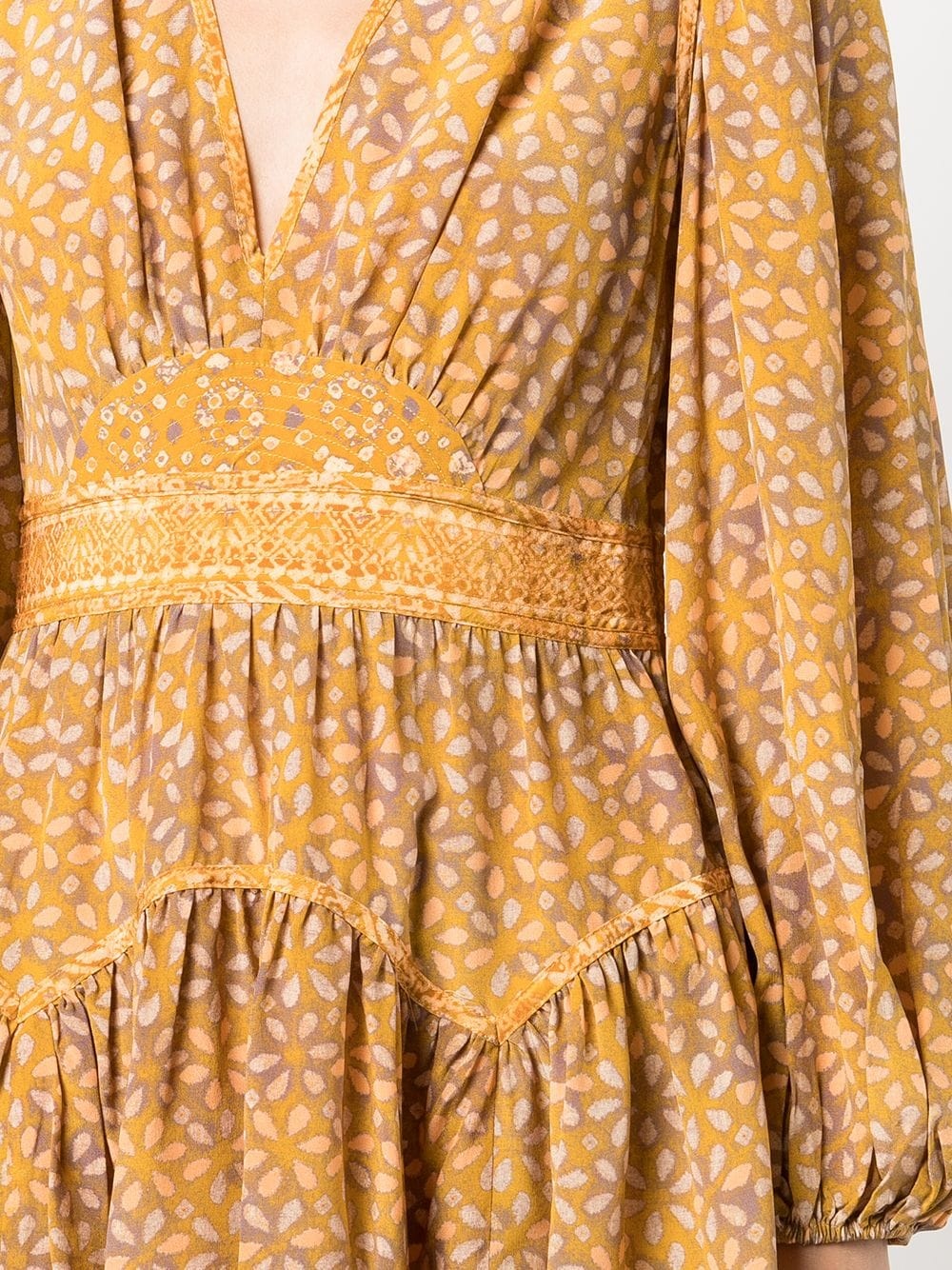 Hayana puff-sleeve dress - 5