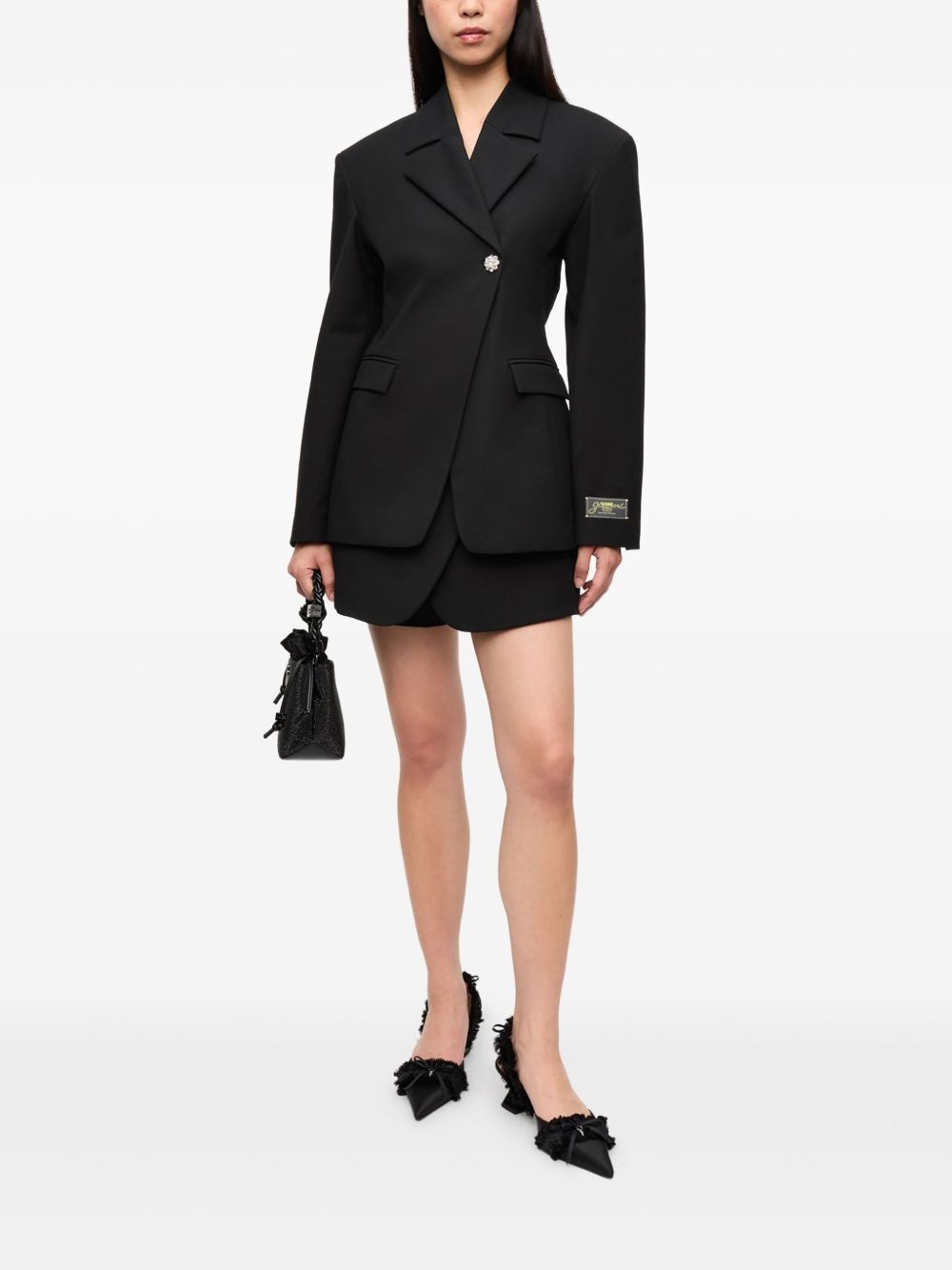 appliqué blazer - 2