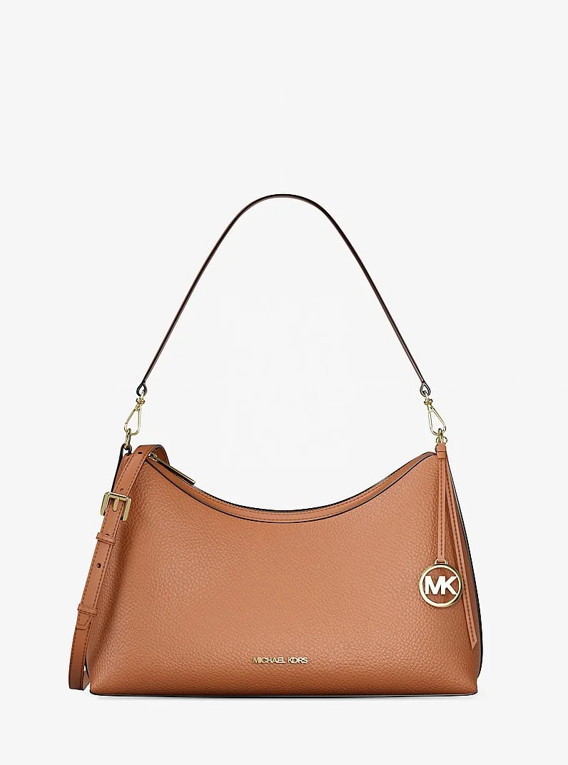 Sammy Medium Pebbled Leather Convertible Shoulder Bag - 1
