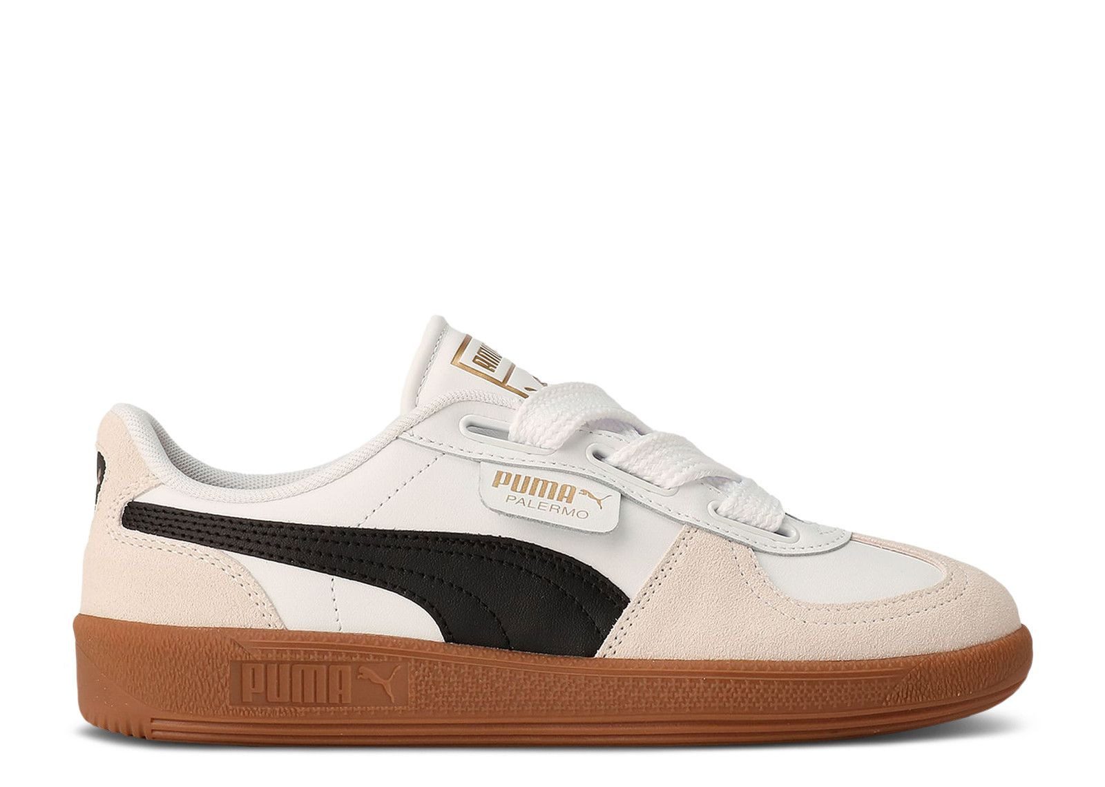 WMNS PALERMO WIDE LACE SD 'WHITE BLACK GUM' - 1