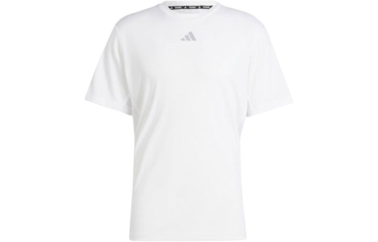 adidas HIIT Workout 3-Stripes Tee 'White' IS3718 - 2