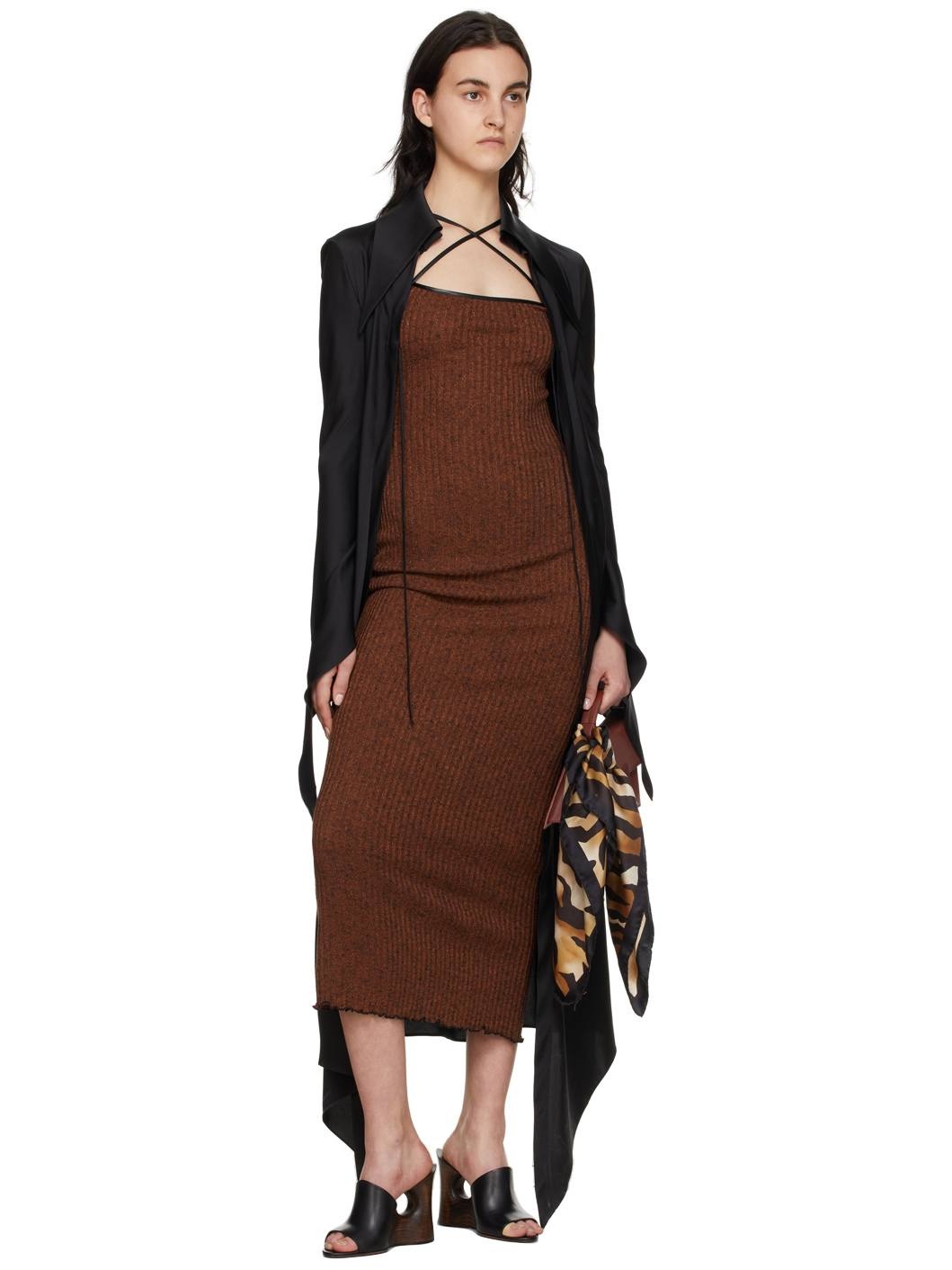 Brown Arya Long Dress - 4