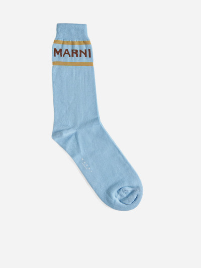 Marni Logo cotton-blend socks outlook