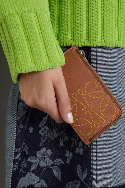 Loewe Debossed leather cardholder outlook