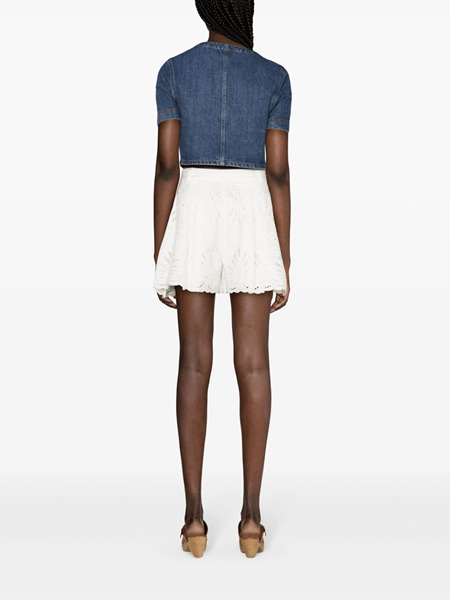 Broderie anglaise shorts - 4