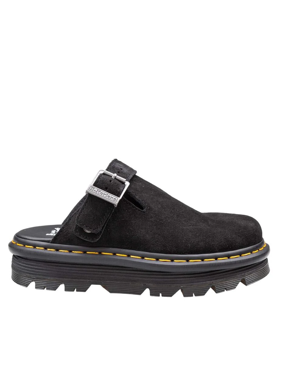 Dr. Martens Zebzag Platform Mule In Nubuck Suede - 1