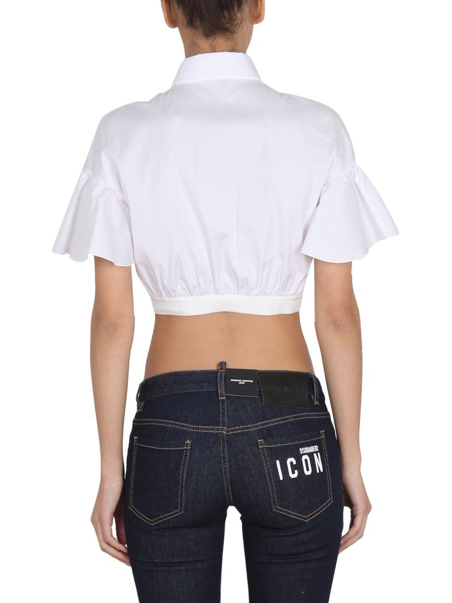 DSQUARED2 CROPPED SHIRT - 3