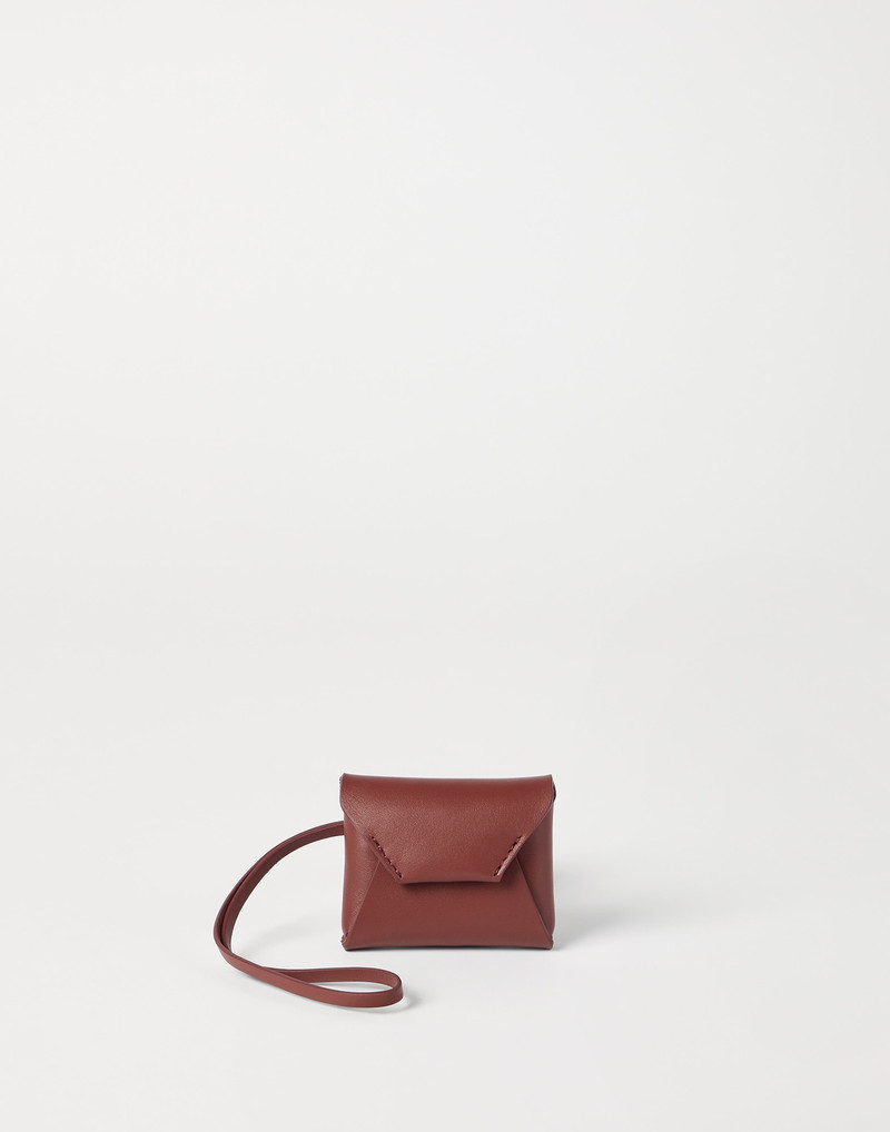 Calfskin bag charm 1