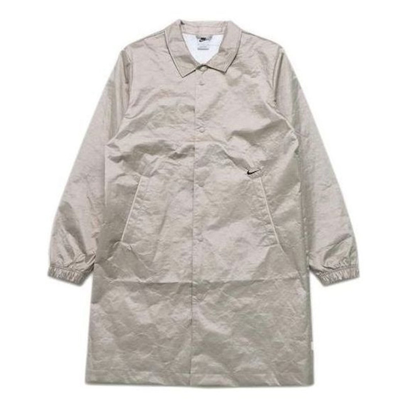 Nike Sportswear Style Essentials Long Jacket 'Beige' DH7848-236 1