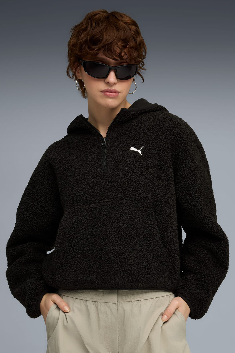 PUMA PUMA Wardrobe Essentials Women's Fleece Hoodie outlook