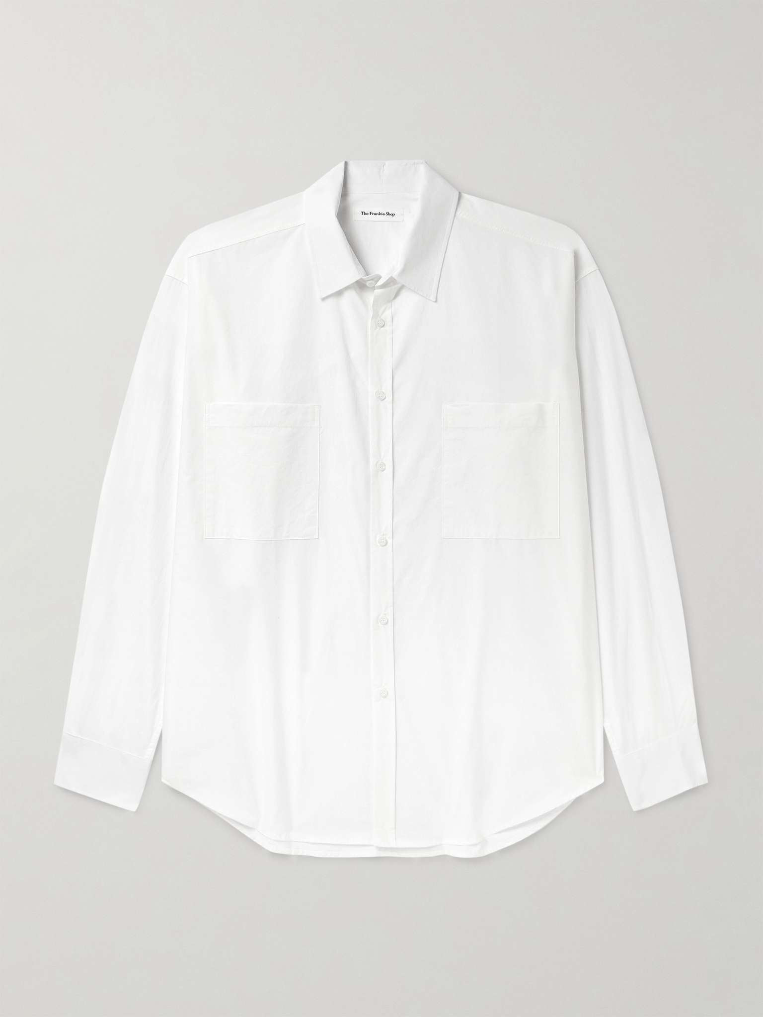Gus Oversized Cotton-Poplin Shirt - 1