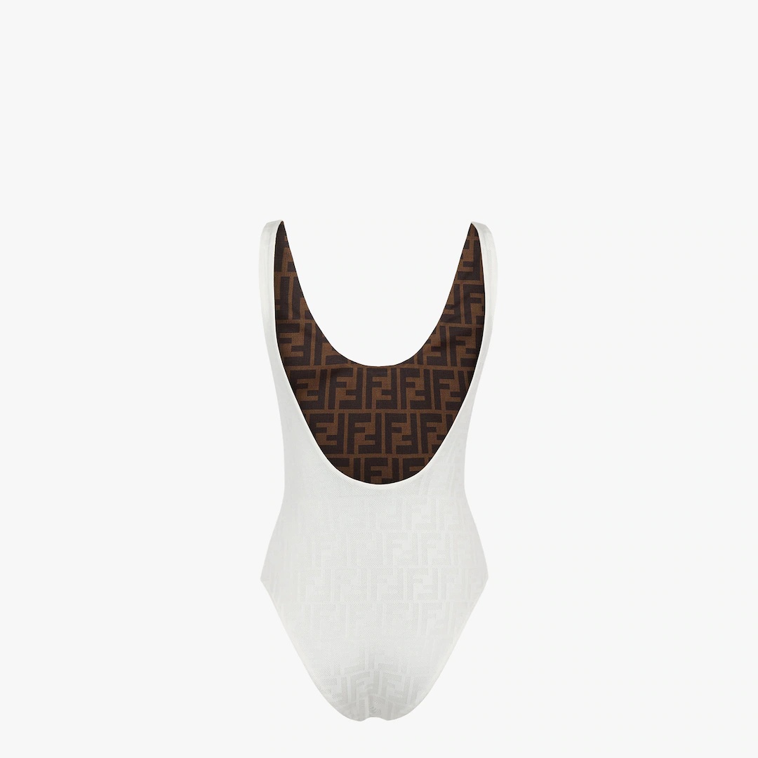 White Lycra® swimsuit - 2