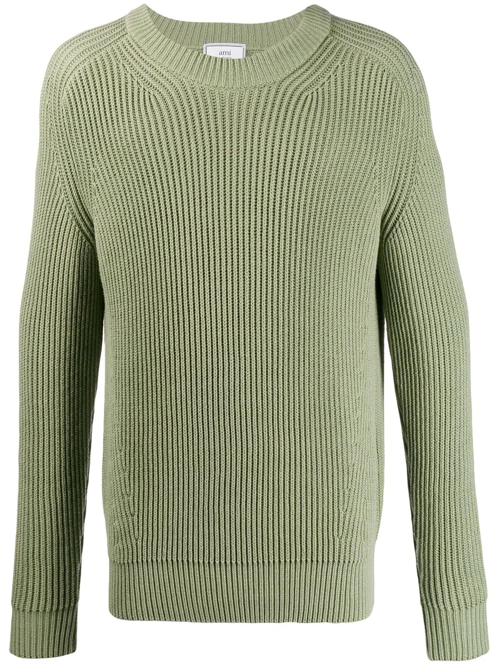 ribbed roll-neck knitted jumper - 1