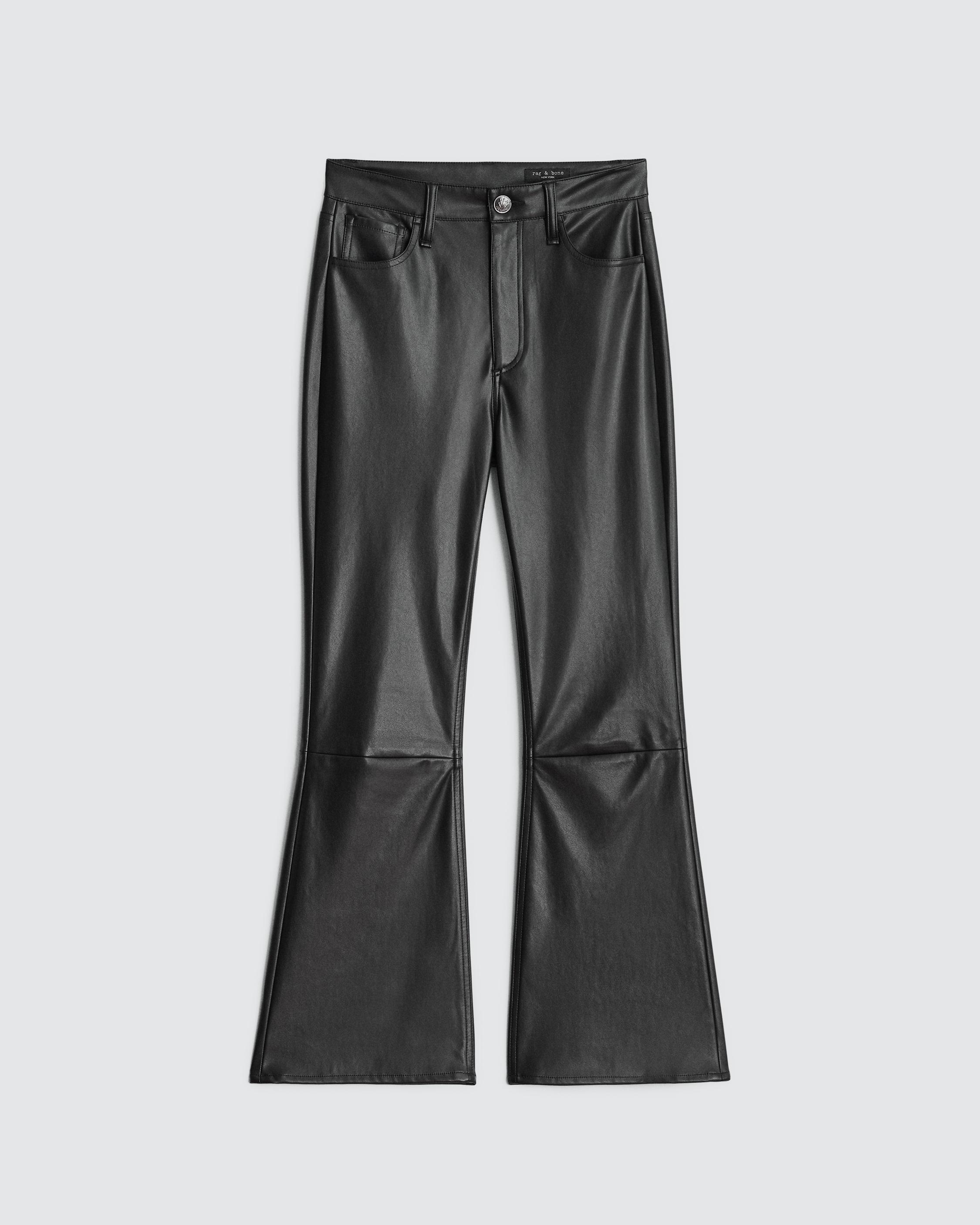 Sid Faux Leather Carpenter Pant