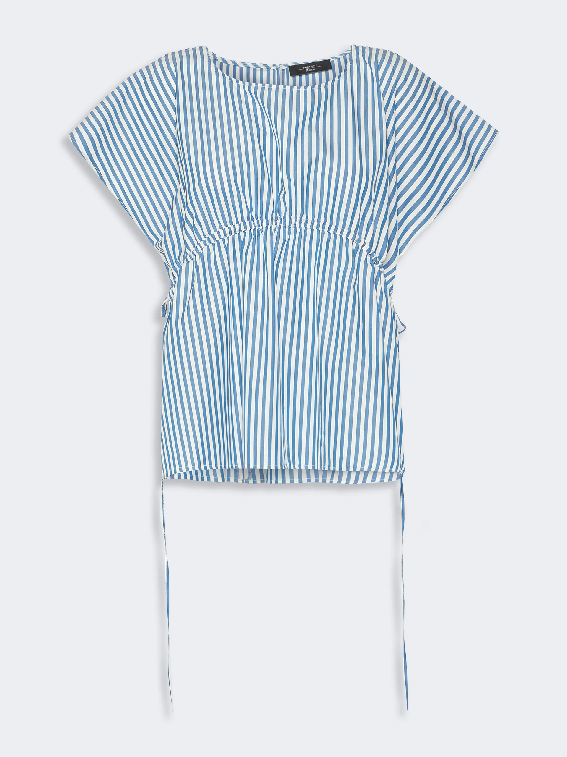 PANDA Cotton poplin blouse - CORNFLOWER BLUE - 1