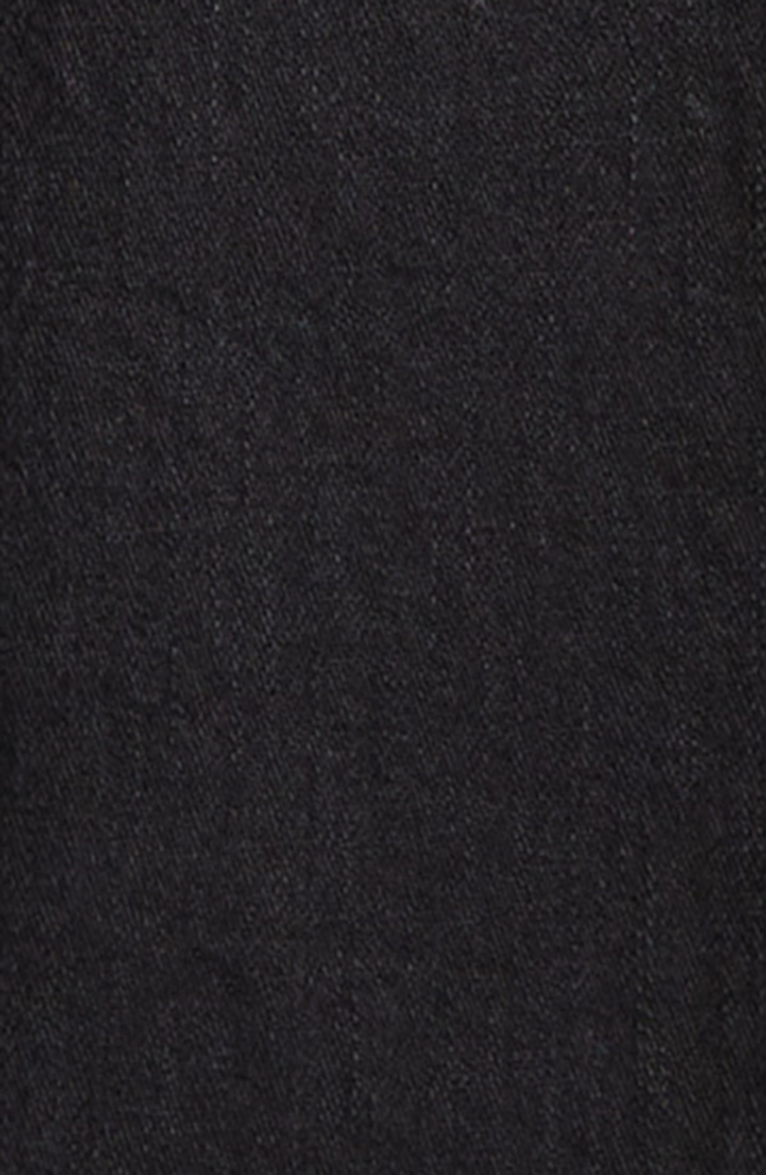 Double RL Slim Fit Denim Western Snap-Up Shirt in Black at Nordstrom - 7