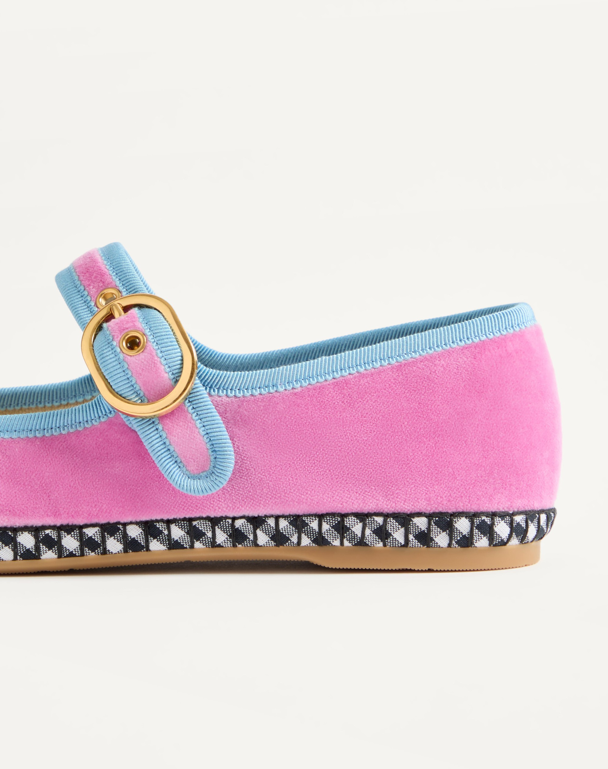 MARY-JANE ENDOUCE VELVET BALLERINA WITH LE CHAT DE LA MAISON EMBROIDERY - 6