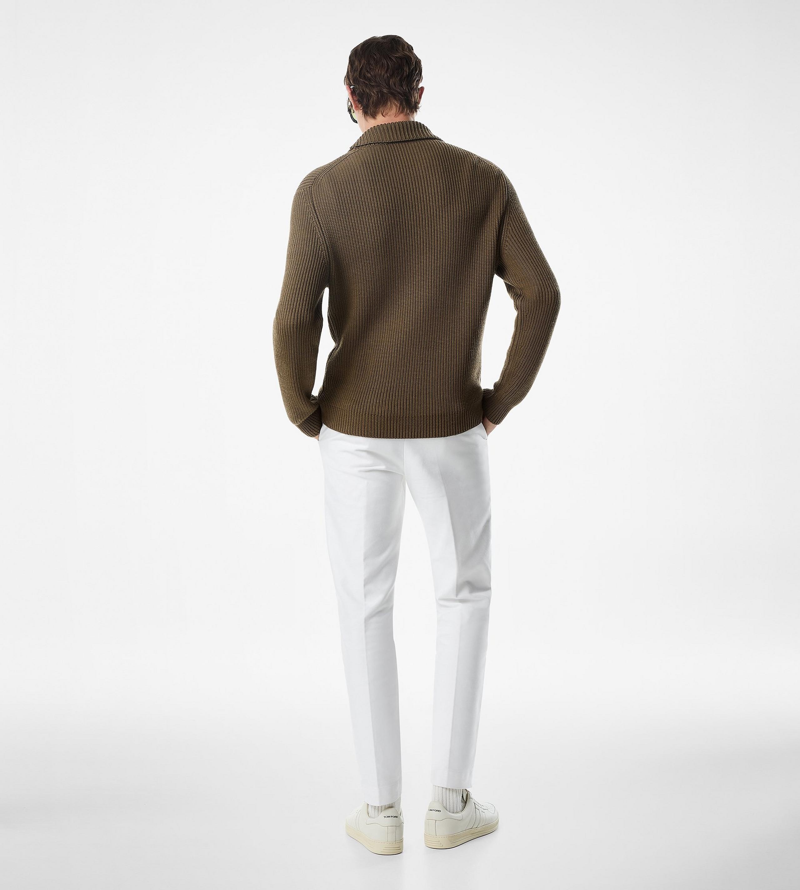 SILK MERINO SHAWL COLLAR CARDIGAN - 3