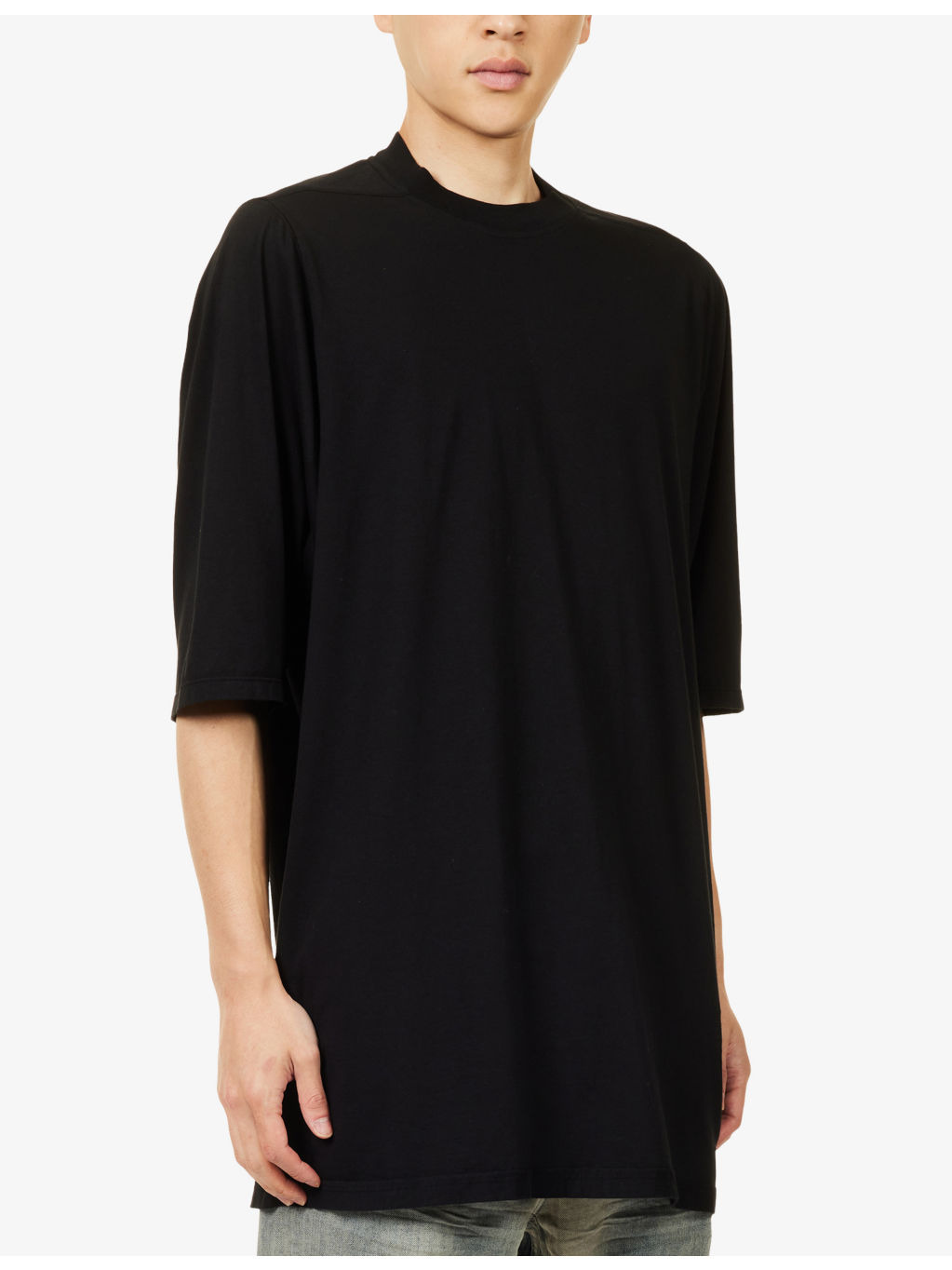 Jumbo Short-Sleeve Cotton T-Shirt - 3