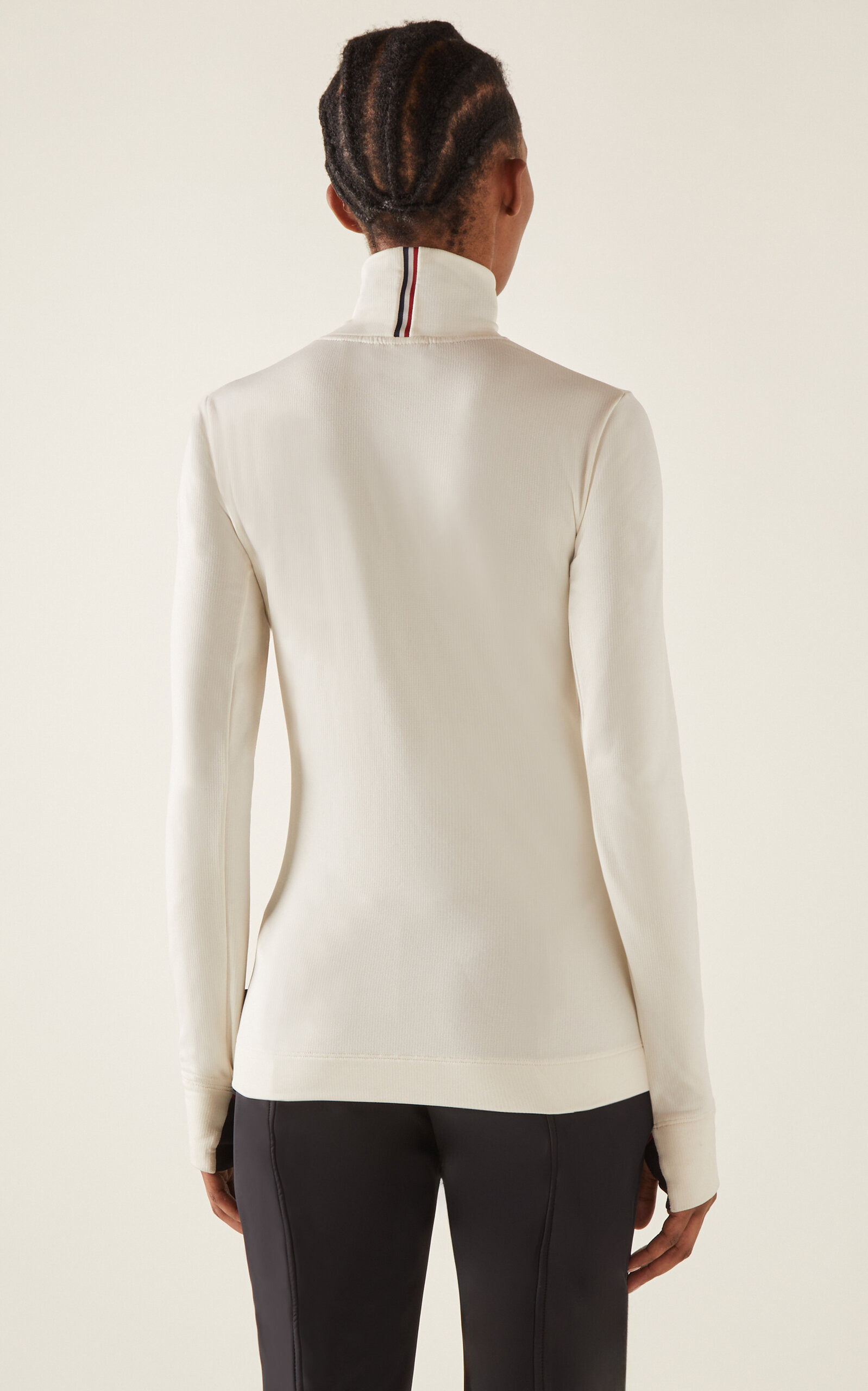 Base Layer Polartec Knit Turtleneck Top white - 3
