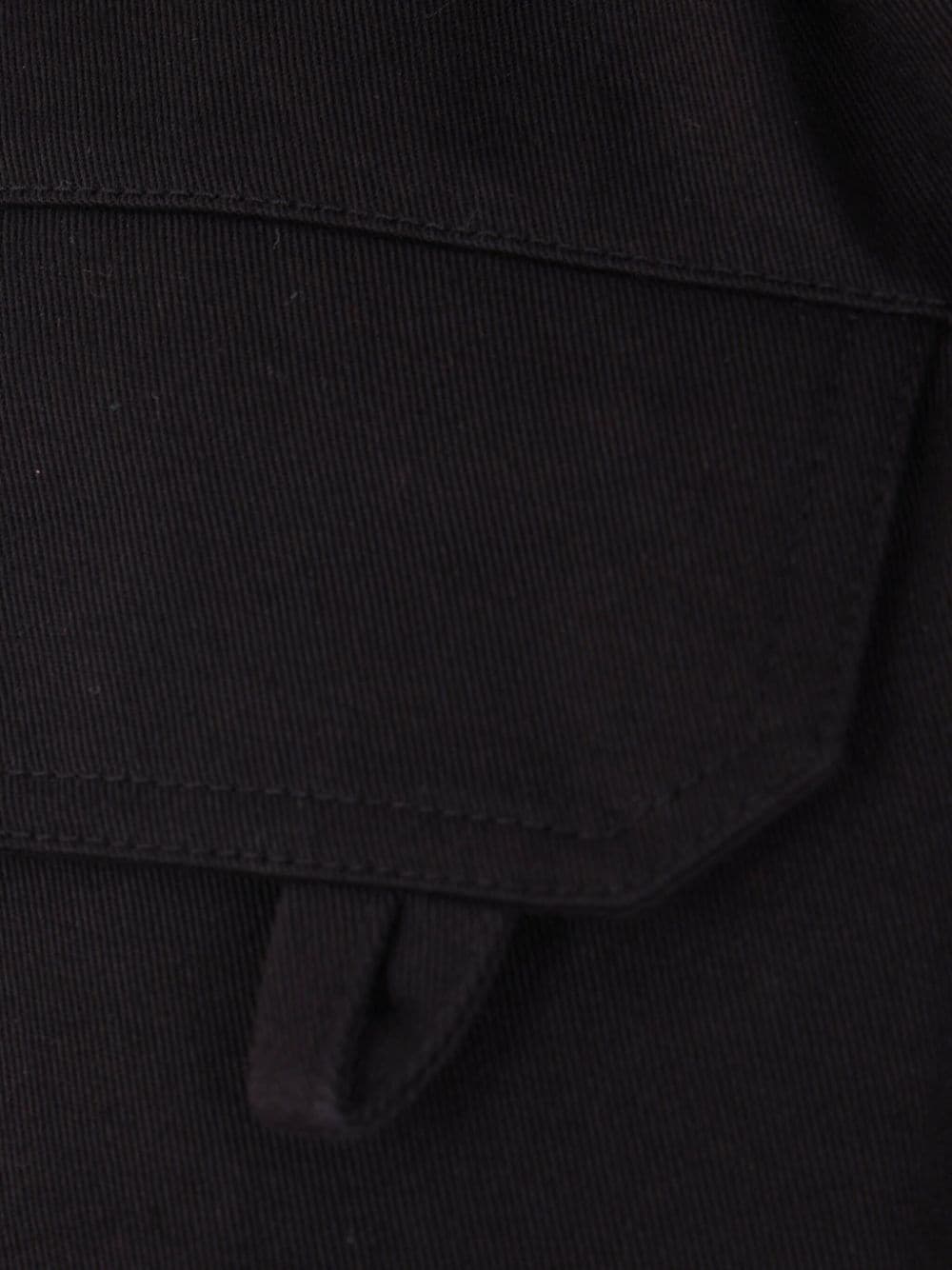 strapless belted cotton jumpsuit - 3
