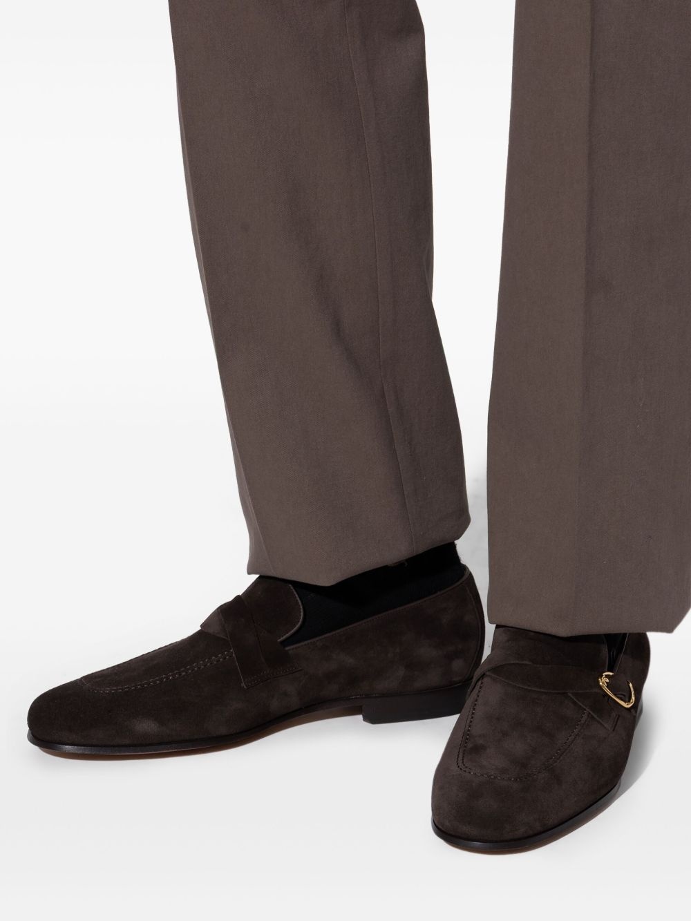suede loafers - 5