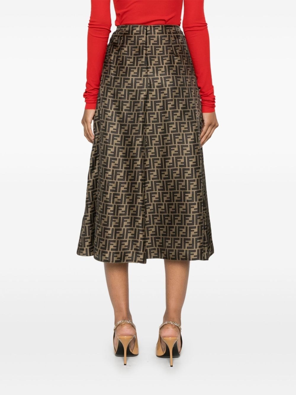 スカート Fendi Beige Silk Skirt FQ7634AUOKF1RX1_02?wid=2000&