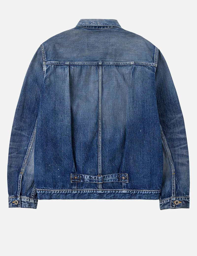 EVISU Seagull Print Regular Fit Denim Trucker Jacket outlook