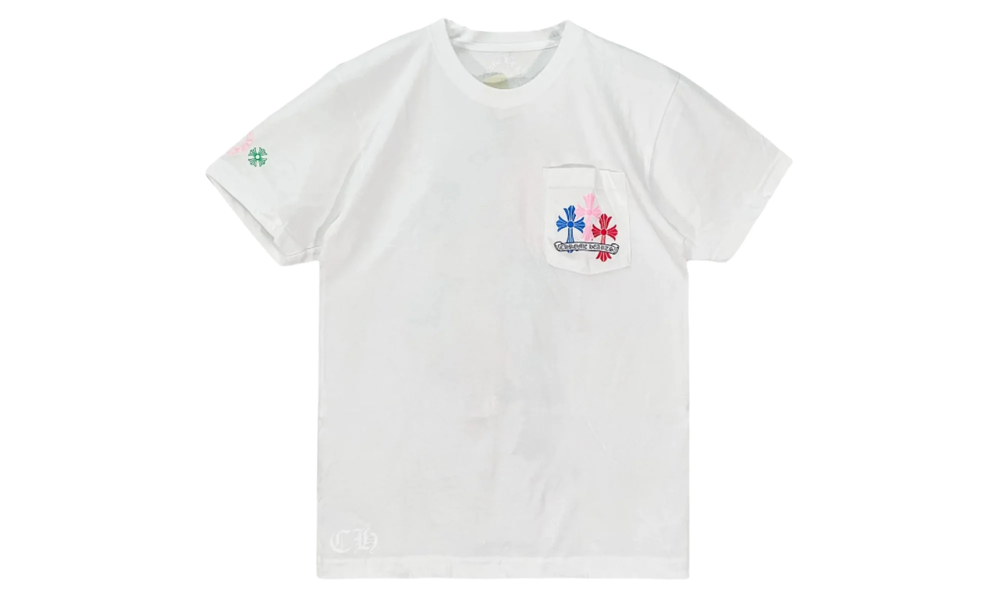 Multi Color Cross Cemetery T-shirt "White" CHRM1813 - 1
