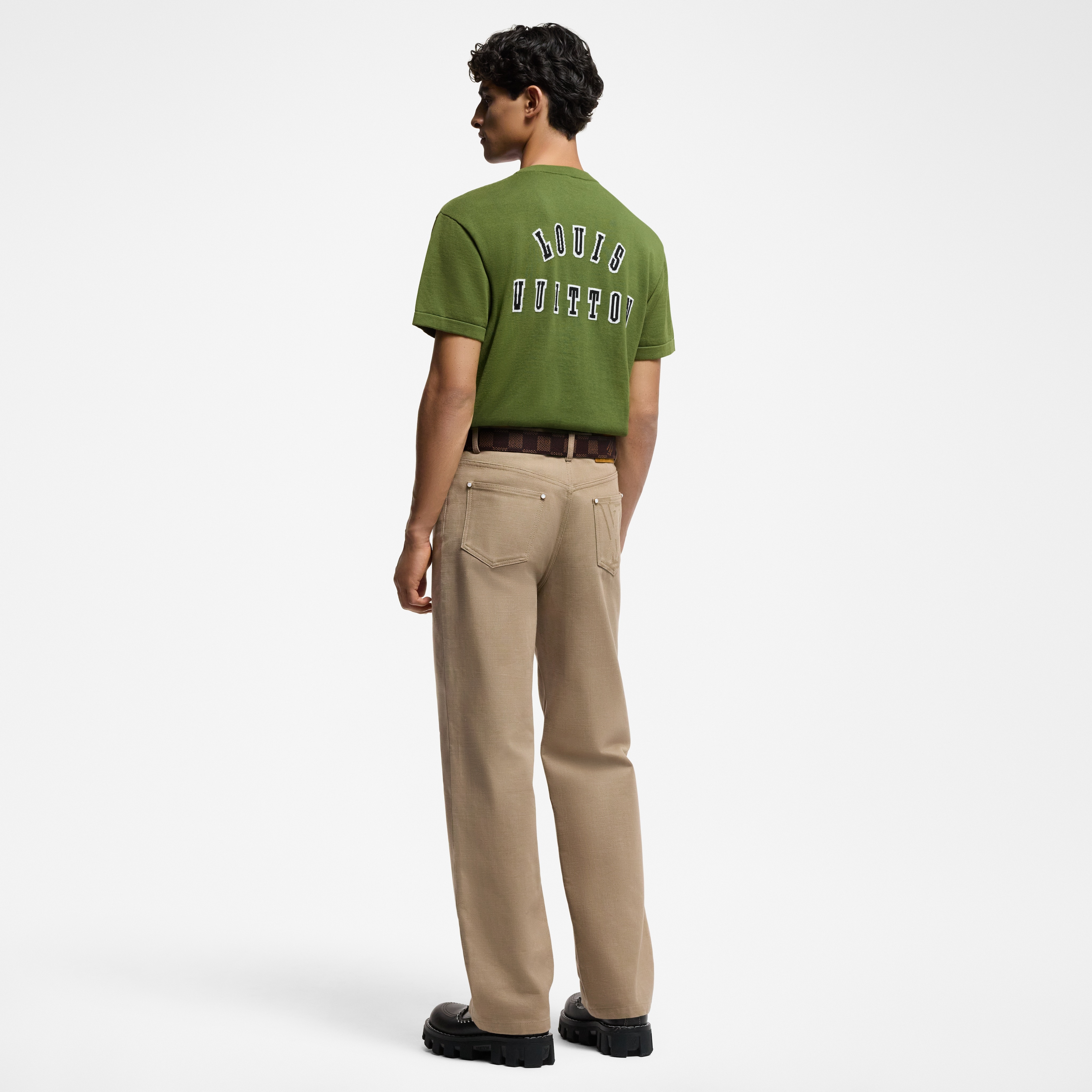 Short-Sleeved Cotton Crewneck - 5