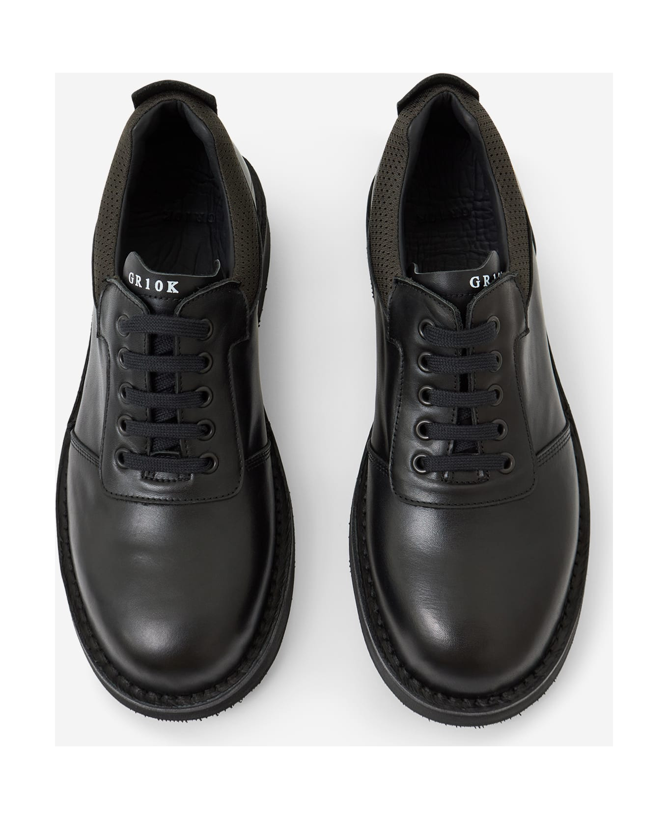 Asphalt Derby Lace Up Shoes - 2