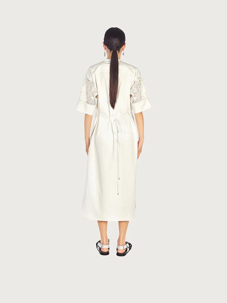 CORDONETTO LACE DRESS - 4