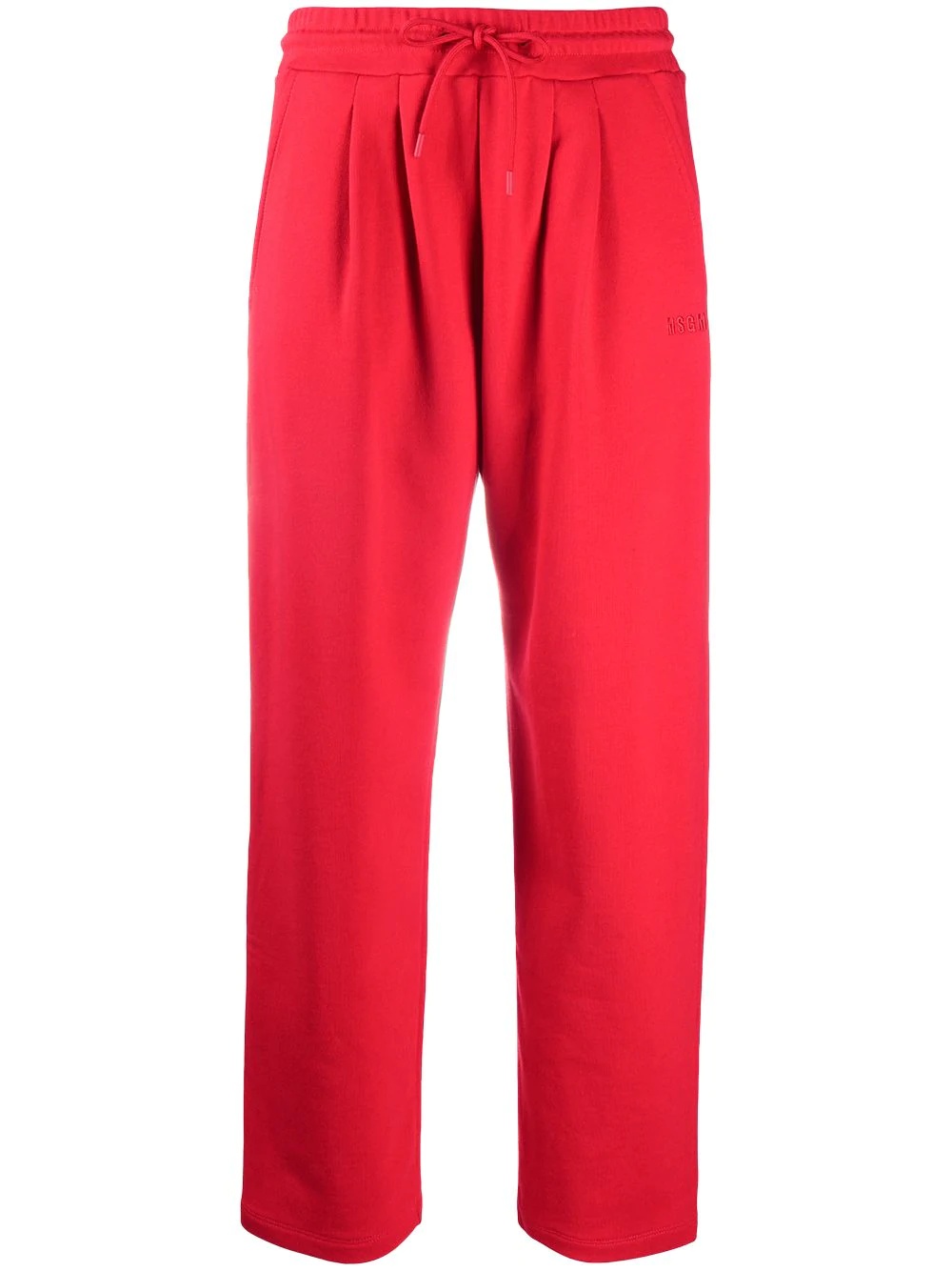 tailored drawstring trousers - 1