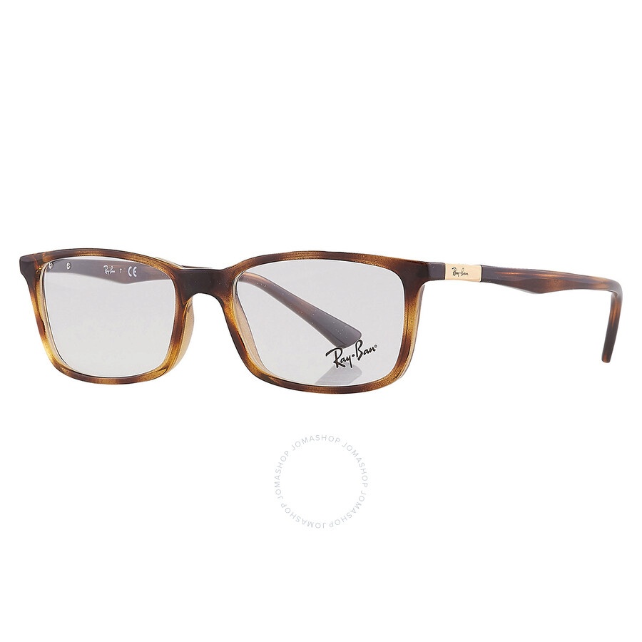 Ray Ban Demo Rectangular Men's Eyeglasses RX7127I 2012 53 - 2