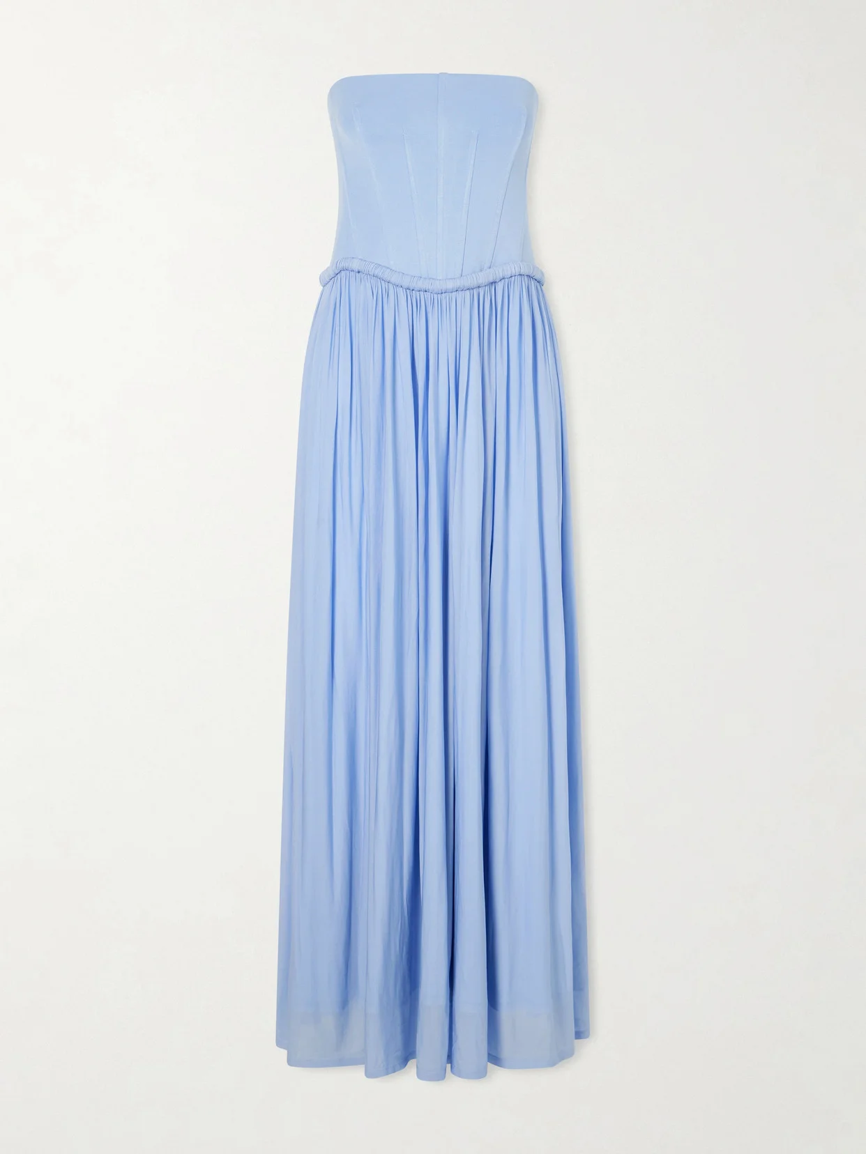 Adalys Gathered Stretch-jersey Bustier Maxi Dress - 1