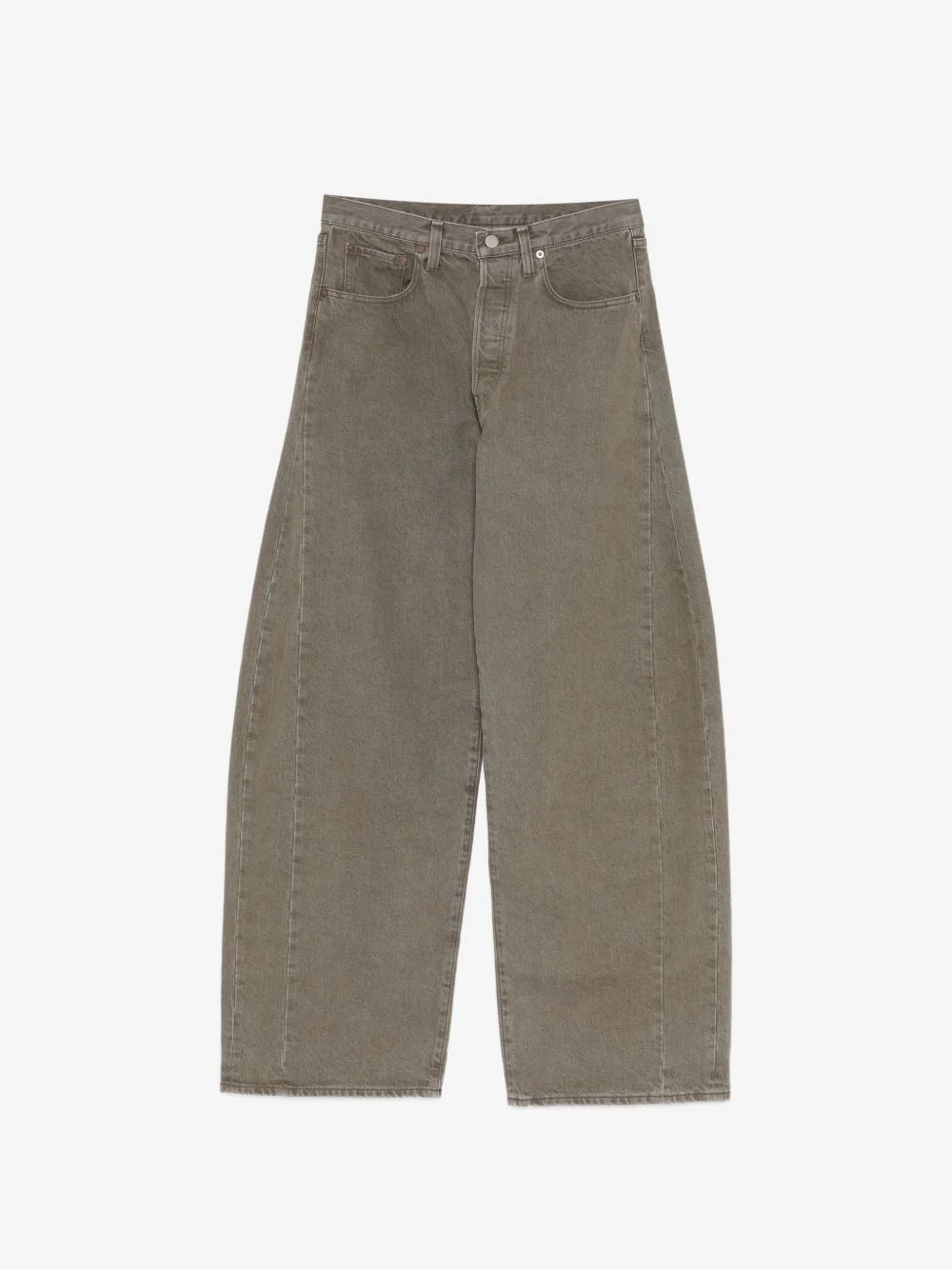 deformation wide-leg jeans - 1