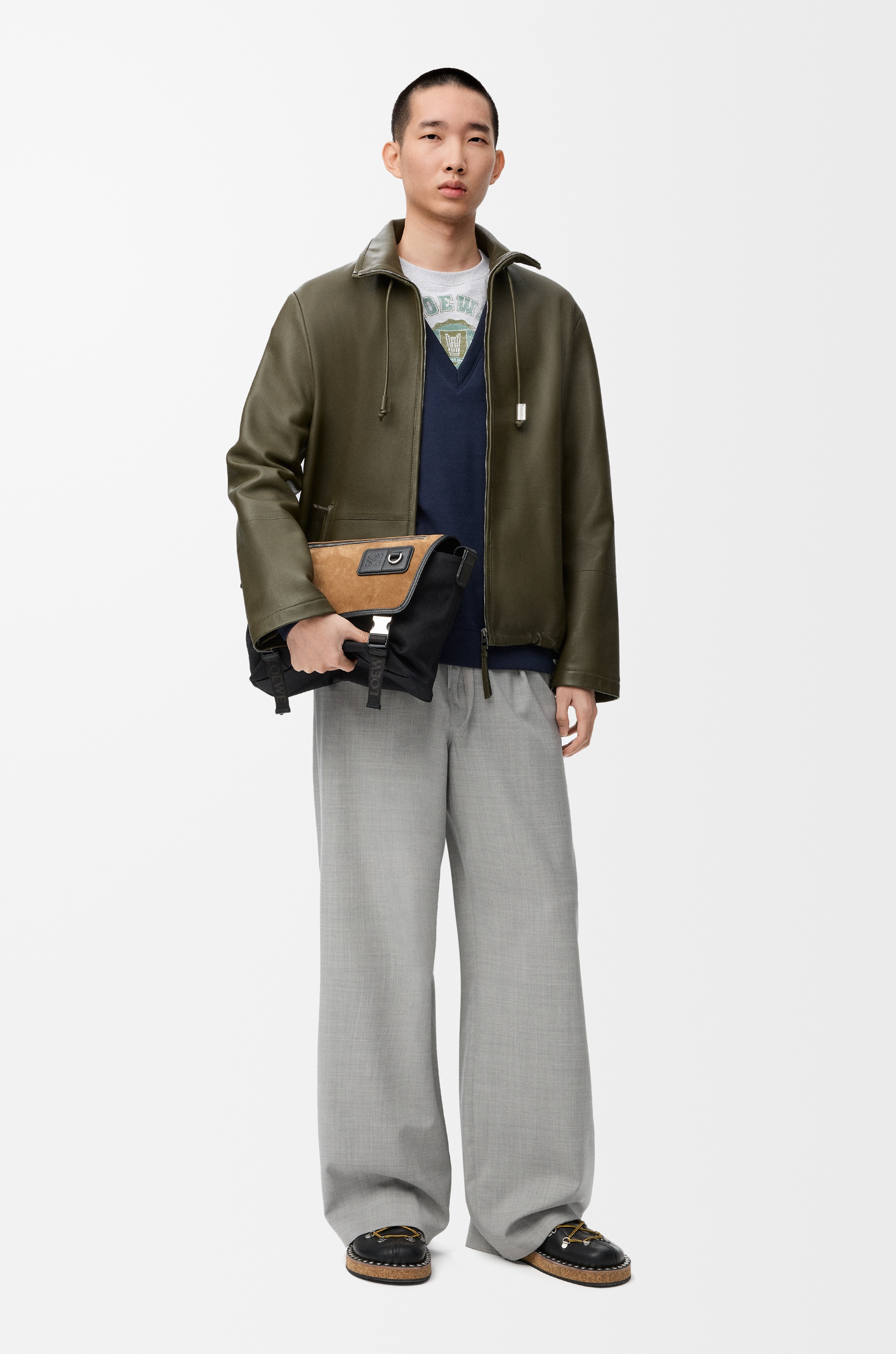 Zip-up jacket in nappa lambskin - 2