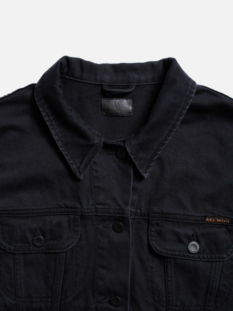 Berit Denim Jacket Asphalt Black 5