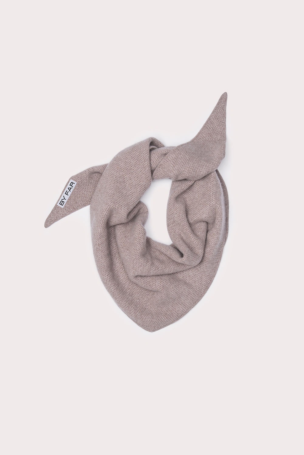 RIZZO SCARF TAUPE CASHMERE - 2